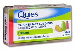 [359448] Quies Tapones Oidos Goma 6 U 