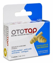 [372334] Tapones Oidos Oto-Tap Goma Premolde 2 U 