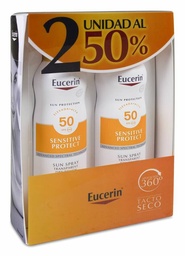 [011787] Pack Eucerin Sun Spray Transparten Dry Touch FPS 50, 2 x 200 ml