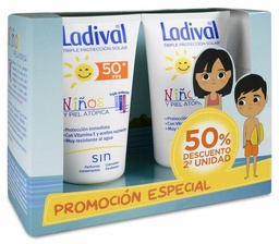 [012923] Pack Especial Ladival Niños y Piel Atópica SPF 50+, 2 Uds