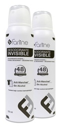 [035133] Duplo Farline Desodorante Spray Invisible, 2 Uds