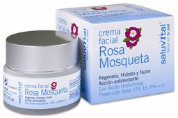 [150699] Saluvital Crema Facial Rosa Moqueta para Piel Normal, 50 ml