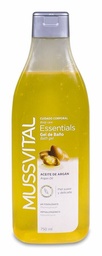 [162349] Mussvital Essentials Gel de Baño Aceite de Argán, 750 ml