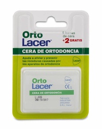 [163945] Ortolacer Cera Ortodoncia Protectora Rozadura Barritas, 7 Uds