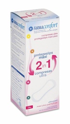 [164271] Farmaconfort Protegeslip Compresa 2 en 1, 24 Uds