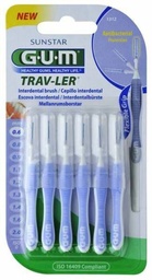 [165119] GUM Interdental Trav-Ler 0,6 mm, 6 Uds