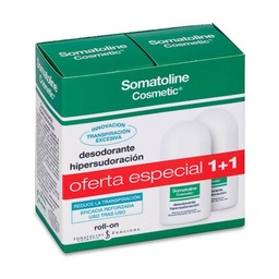 [165836] Duplo Somatoline Desodorante Hipersudoración Roll-On, 30 ml, 2 unidades