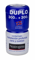 [169145] Duplo Neutrogena Comfort Balm Hidratación Profunda Cara y Cuerpo, 2 x 300 ml