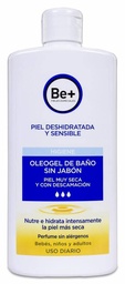 [180355] Be+ Oleogel Sin Jabón para Piel Muy Seca y Con Descamación, 400 ml