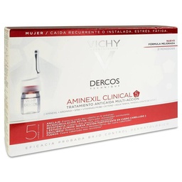 [180360] Vichy Dercos Aminexil Clinical 5 Mujer, 21 Ampollas