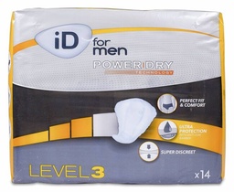 [181977] iD for Men Power Dry Level 3, 14 Uds