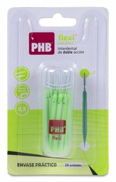 [183471] PHB Flexi Cepillo Inrterdental Extrafino Doble Acción, 20 Uds