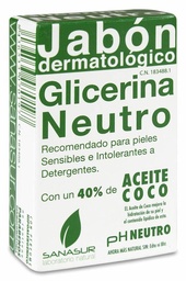 [183488] Sanasur Jabón Dermatológico Glicerina Neutro, 100 g