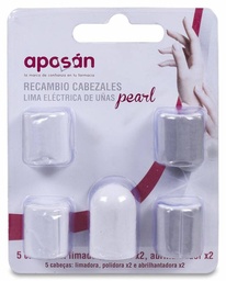 [183557] Aposán Cabezales de Recambio para Lima Eléctrica de Uñas