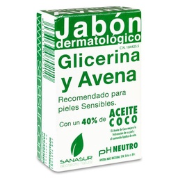 [184425] Sanasur Jabón Glicerina y Avena, 100 g