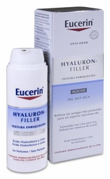 [186274] Eucerin Hyaluron-Filler Textura Enriquecida Crema de Noche, 50 ml