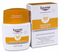 [186850] Eucerin Sun Fluid Sensitive Protect FPS 50+, 50 ml