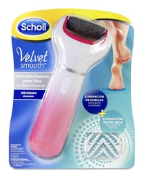 [187379] Scholl Velvet Lima Electrónica Exfoliante para Pies, 1 Unidad