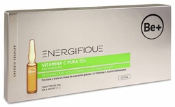 [188089] Be+ Energifique Ampollas Vitamina C Pura 15%, 10 Ampollas