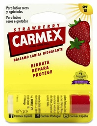 [189103] Carmex Strawberry Bálsamo Labial Hidratante SPF 15, 4,25 g