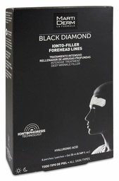 [190780] Martiderm Black Diamond Ionto-Filler Forehead Lines, 4 Parches + Tubo 5 ml