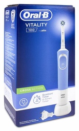 [191785] Oral-B Vitality 100 Cross Action Cepillo Eléctrico Azul, 1 Ud