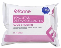 [192028] Farline Toallitas Desmaquillantes, 20 Uds