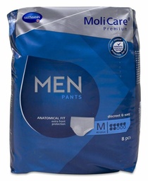 [192913] Molicare Premium Men Braga Incontinencia 7 Gotas Talla M, 7 Uds