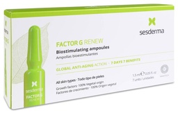 [196825] Sesderma Factor G Renew Ampollas Antienvejecimiento, 7 uds x 1,5 ml