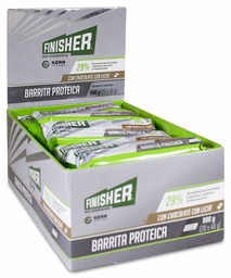 [185149] Finisher Barrita Proteica Chocolate con Leche, 20 Uds