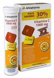 [007100] Duplo Arkopharma Arkovital Vitamina C 1000 mg + Zinc, 2 Uds