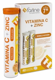 [013427] Duplo Farline Vitamina C, 40 Comprimidos