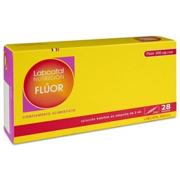 [021329] Labcatal Nutrición Flúor, 28 Ampollas