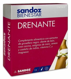 [174104] Sandoz Bienestar Drenante, 15 Comprimidos