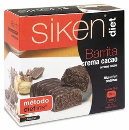 [175884] Siken Diet Barritas Crema Chocolate, 5 Uds