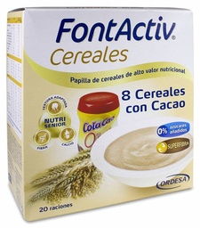 [176012] FontActiv 8 Cereales con Cacao, 600 g