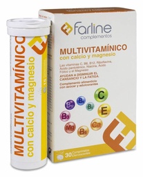 [176877] Farline Multivitamínico Efervescente, 30 Comprimidos