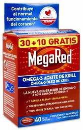 [178717] MegaRed Omega-3 Aceite de Krill, 40 Cápsulas