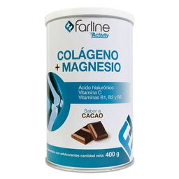 [184813] Farline Activity Colágeno y Magnesio Sabor Cacao, 400 g