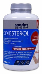 [185095] Sandoz Bienestar Colesterol, 120 Cápsulas