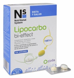 [191276] Ns Lipocarbo Bi-Effect, 60 Comprimidos