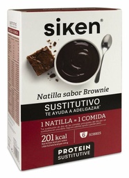 [192938] Siken Natillas Sabor Brownie, 6 Sobres