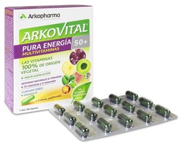 [183941] Arkopharma Arkovital Pura Energía 50+ Multivitaminas, 60 Cápsulas