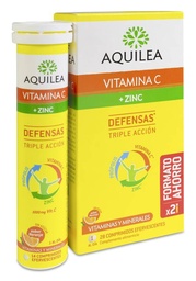 [199739] Aquilea Vitamina C + Zinc, 28 Comprimidos Efervescentes