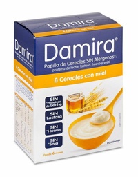 [169064] Damira Papilla 8 Cereales Miel, 600 g