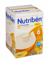 [178509] Nutriben 8 Cereales y Miel Fibra, 600 g