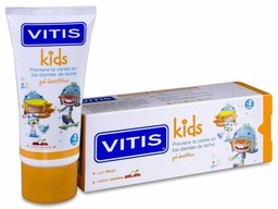 [184769] Vitis Kids Gel Dentífrico Sabor Cereza, 50 ml