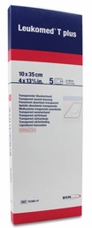 [171881] Leukomed T Plus Ap¢sito Transparente 10 cm x 35 cm, 5 Uds