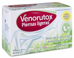 [186491] Venorutox Piernas Ligeras, 20 Uds