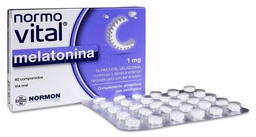 [170098] Normovital Melatonina 1 mg, 60 Uds